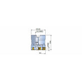 8D-TF90-R-07 90° Face mills with 8 cutting edges of double-sided Square inserts SQ 07 for general milling - Big-tools Industrial Supply Tools for Metal Cutting